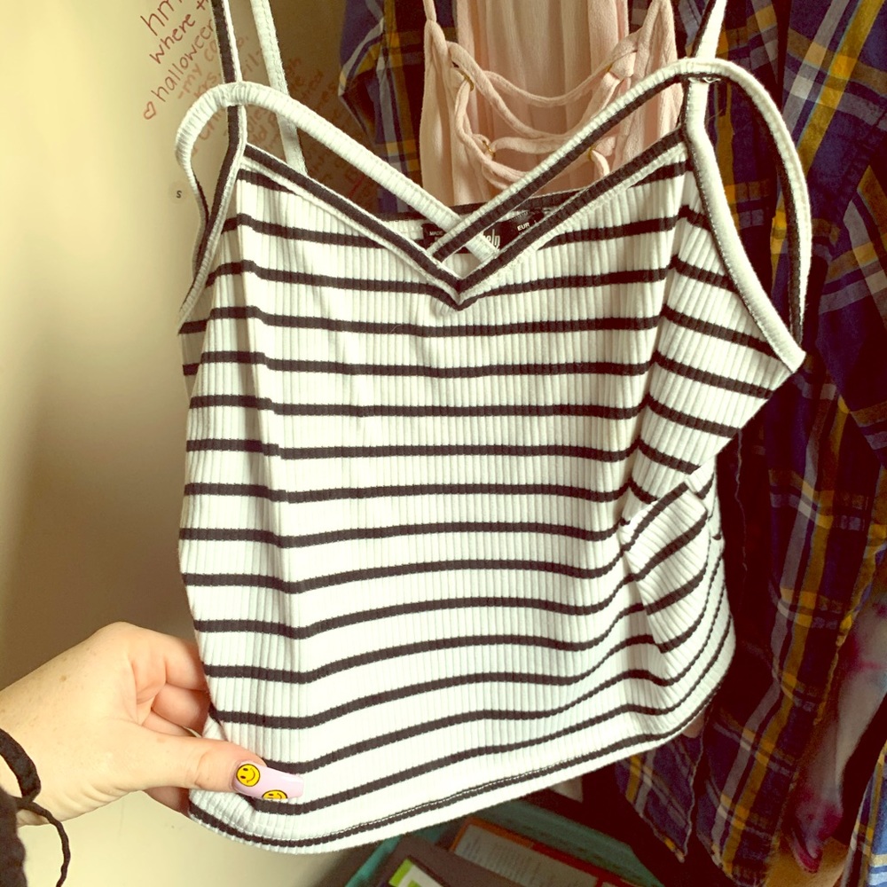 Striped Crop Top